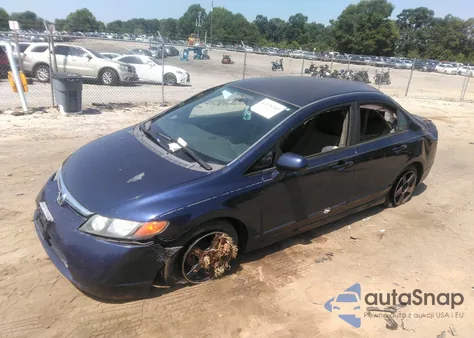 2008 Honda Civic Lx из США, поврежденный, VIN 1HGFA16598L004754